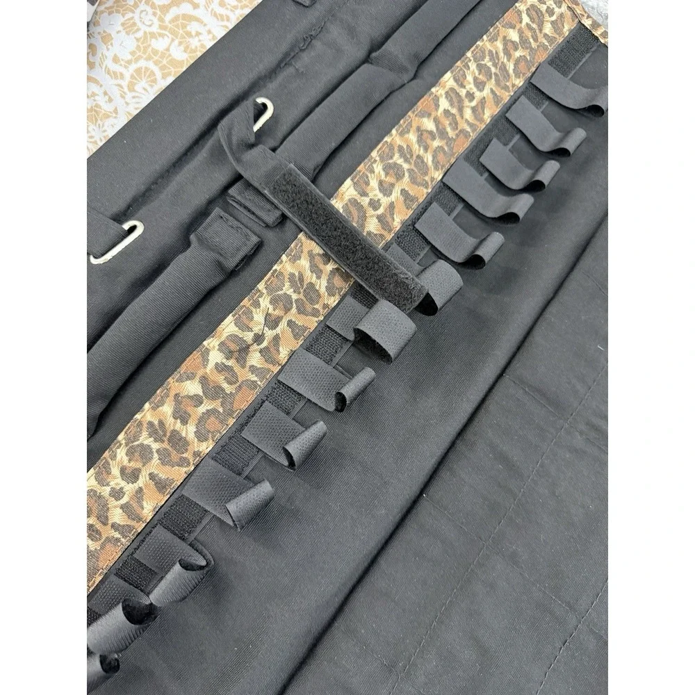 Donna Walsh Hanging Jewelry Organizer - Ultimate Jewelry Scroll- LEOPARD ANIMAL